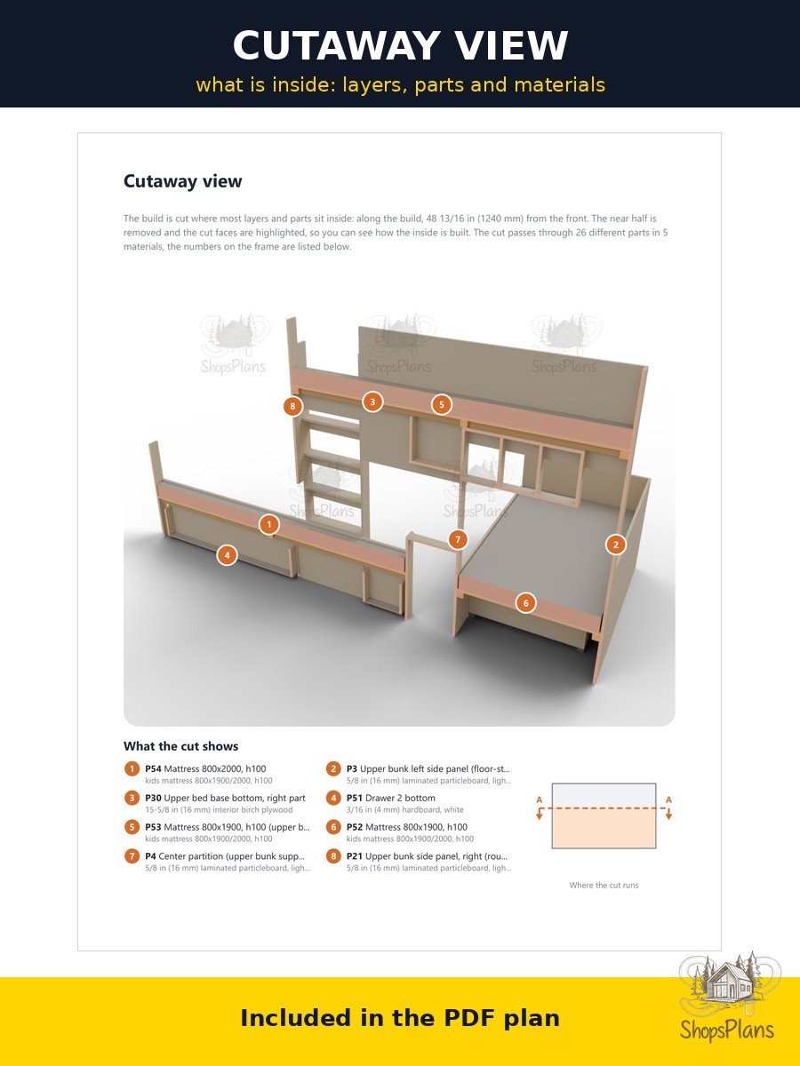 Kids Corner Bunk Bed - Photo 7