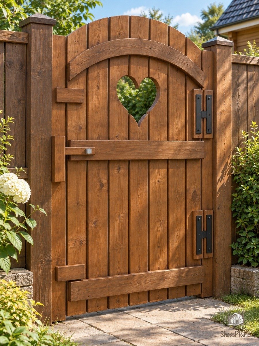 Classic Single Leaf Garden Gate - Photo 3
