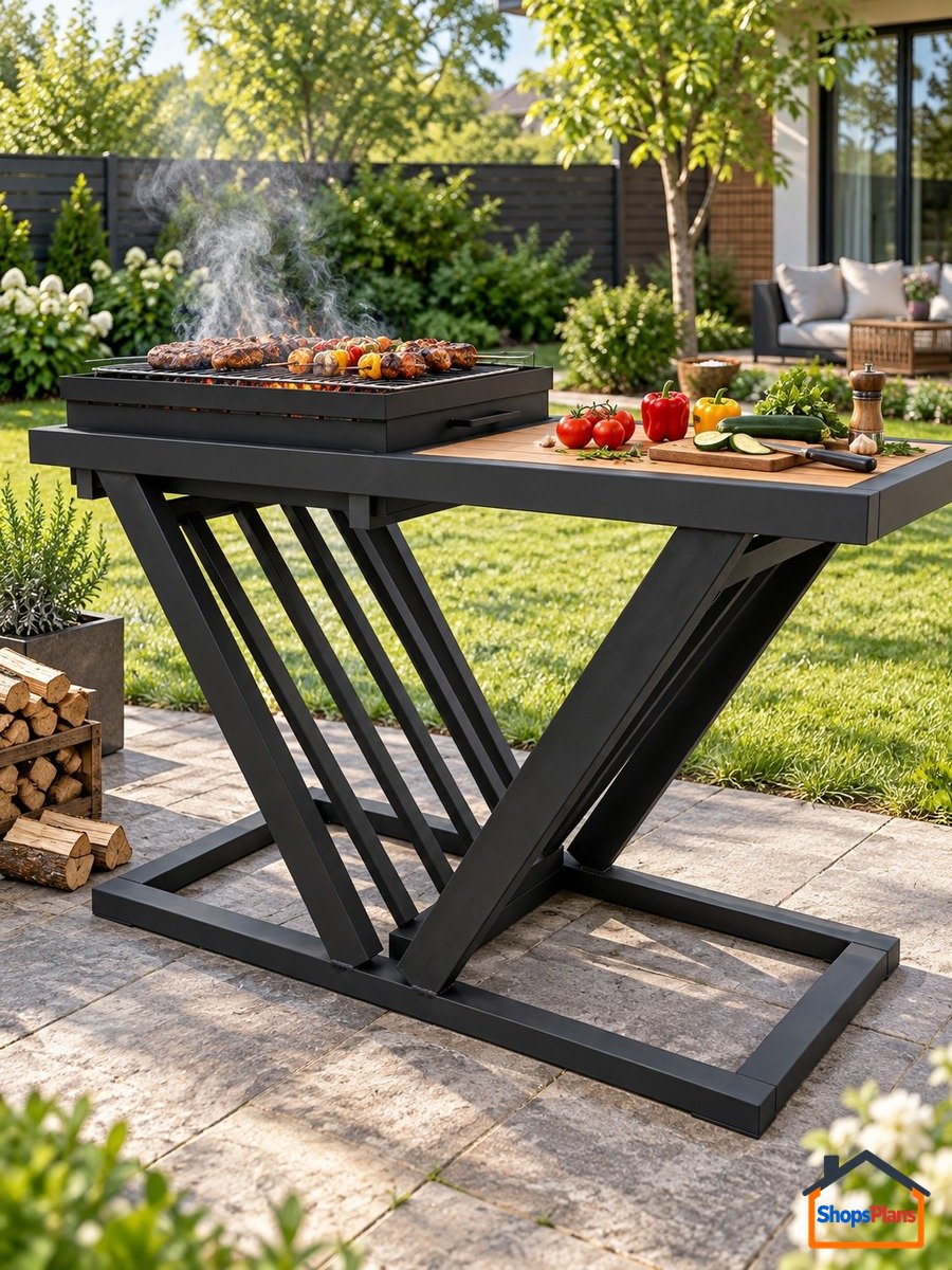 Industrial Style Metal Grill - Photo 1